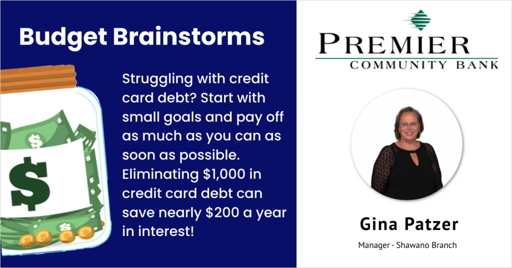 Budget Brainstorm Tips