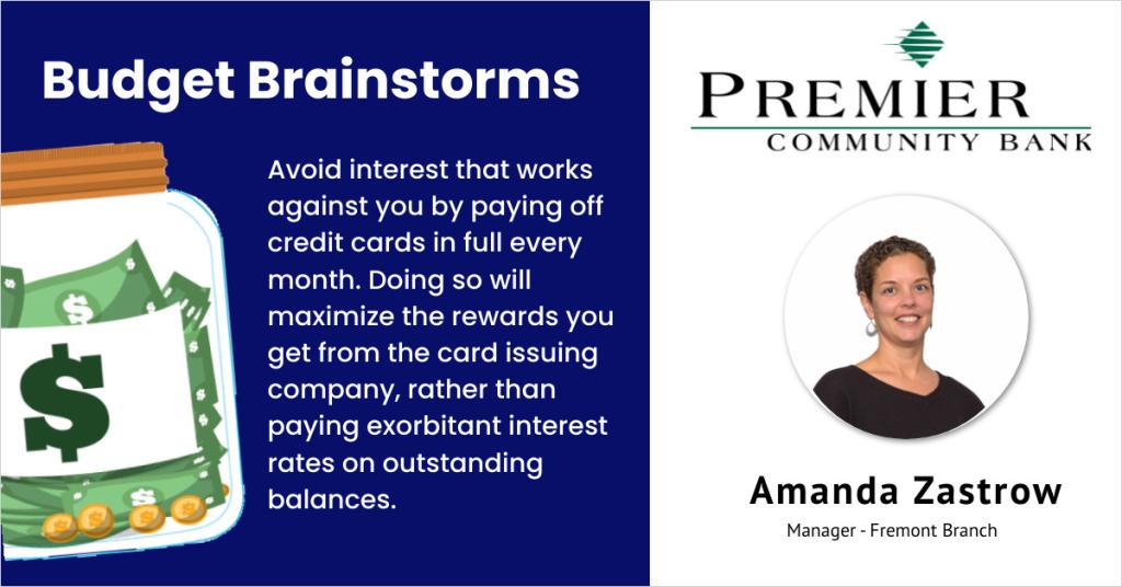 Budget Brainstorm Tips