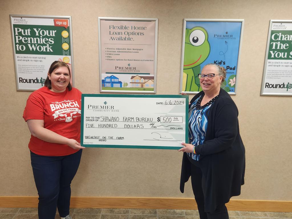 Shawano Farm Bureau Donation