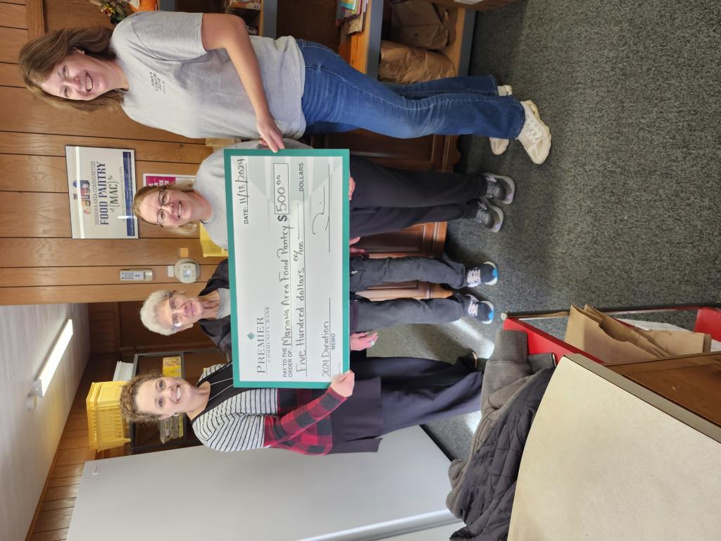 Manawa Food Pantry Donation