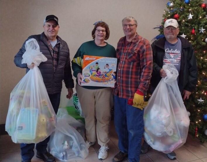 Toys for Tots Donation to Goodfellows